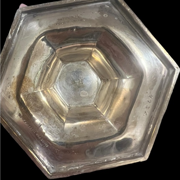 ANTIQUE TIFFANY STERLING SILVER THREE CANDLESTICKS WITH MONNOGRAM - Picture 14 of 14